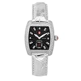MICHELE Urban Mini Diamond Black Diamond Dial Chrome Alligator by Michele