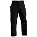 Blaklader Workwear Bantam Pant with out Utility Pockets, 38-Inch Waist, 32-Inch Length, 8-Ounce Cotton - Black