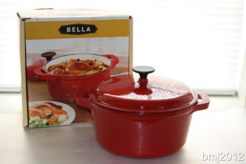 Bella Casserole, 5 Qt. Enameled Cast Iron