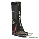 Black Crystal Hiking Trekking Gaiters Waterproof Nylon Brand New Women's Black Large Size