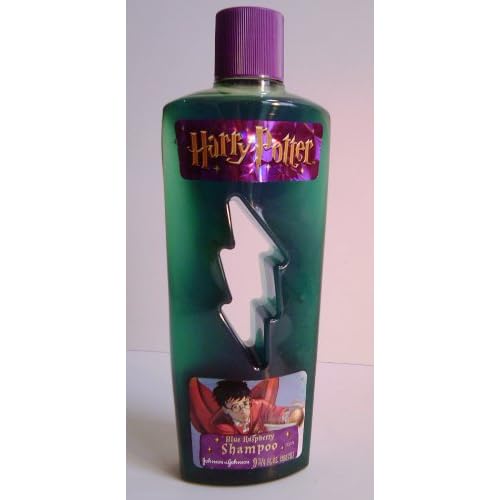 Harry Potter Blue Raspberry Shampoo in Lightning Bolt