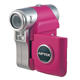 Click here to buy Aiptek ISDV 2+ (Pink) DVD Quality MP4 Digital Camcorder with Video Stabilization.