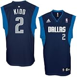 Jason Kidd Jersey: adidas Navy Replica #2 Dallas Mavericks Jersey