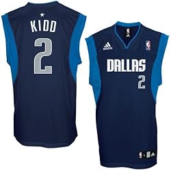 Adidas Dallas Mavericks Jason Kidd Replica Road Jersey