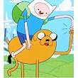 The Northwest Company 46-Inch-by-60-Inch Cartoon Network's Adventure Time Micro-Raschel Blanket, Fist Pump Design