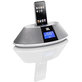 JBL ONTIME-200iD -  iPod Speaker Dock Aluminium - Remote Control - Dual Alarm - Easy-to-Use Music and Navigation Controls