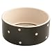 Mason Cash Polka Dot Black Dog Bowl, 180mm