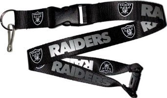 Oakland Raiders Deluxe Breakaway Lanyard