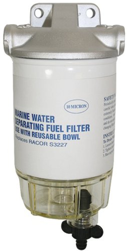 Seasense Fuel Filter Kit with Clear Bowl And Aluminum Head