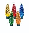 GKI Bethlehem Lighting 35- Light Mini Pinecone LED Christmas Light Set, Multi-Colored Bulbs, Green Wire