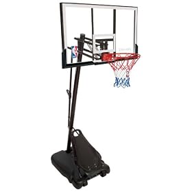 Spalding 74307 Portable Basketball System with 52-Inch Acrylic Backboard by Spalding