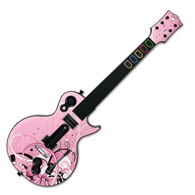 Her Abstraction Desgin Guitar Hero III Gibson Les Paul Guitar Controller Skin Decal Sticker for Wii and Xbox 360/ PS3