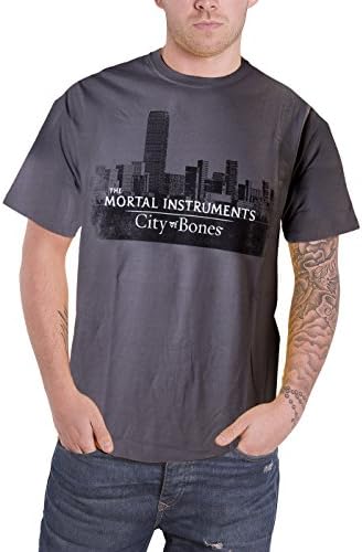 The Mortal Instruments Official Mens New Grey T Shirt