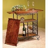 Wine Serving Table with Tray
