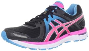 ASICS Women's GEL-Excel33 2 Running Shoe,Black/Electric Pink/Turquoise,8.5 M US