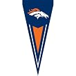 Denver Broncos NFL Applique & Embroidered Yard Pennant (34"x14")