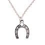 Sour Cherry Lucky Horse Shoe Necklace (18 Inch Sil&hellip by Sour Cherry