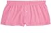  : Pink Jersey Cotton Girl Boxers Mini Itty Bitty Shorts 1" Inseam, Covered elastic waist, 100% cotton, available in 5 adult sizes