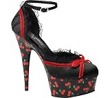 Women's Pleaser MOTIF 676CH Ankle Strap Lovely Pumps