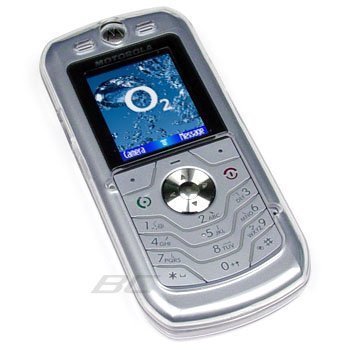 Motorola L6 Clear Cell Phone Protective Hard Case