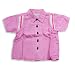 Gold Rush Outfitters - Girls Short Sleeve Bowling Shirt, Bubble Gum Pink