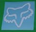 2 Fox Racing Decals - White - 6