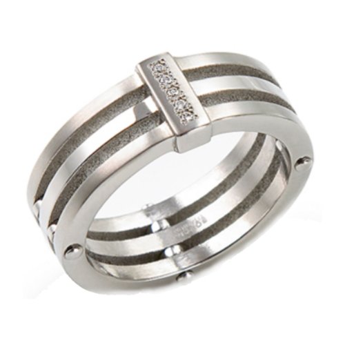 Boccia Damen-Ring Titan 5 Brillianten 0,025 Gr.50 0126-0150 Preisvergleich