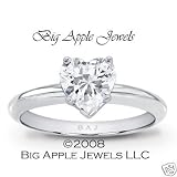0.63 CT HEART SHAPE DIAMOND ENGAGEMENT RIND I VS-1 14K