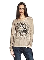 Broadway NYC Camiseta Manga Larga Amadea (Caqui)