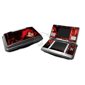 Ghost In The Game Red Design Decorative Protector Skin Decal Sticker for Nintendo DS
