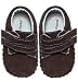 Pediped Ethan Baby/ Toddler Suede Shoes Dark Chocolate Brown