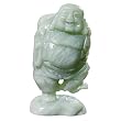 Hand-Carved Jade Buddha Traveler Figurine