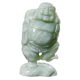 Hand-Carved Jade Buddha Traveler Figurine
