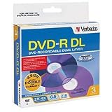 Verbatim - 3 x DVD-R DL - 8.5 GB ( 215min ) 4x - jewel case - storage media