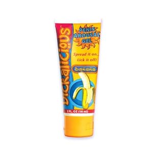 Hott Products D*ckalicious 3-Pack, Banana, 2-Ounce Tubes