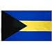 Outdoor Living : Bahamas Flag Polyester 3 ft. x 5 ft.