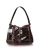 Roccobarocco Patent Eco-leather Hobo Bag Purple