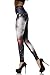 SOLILOR - Galaxy Print Leggings (Black -SL016)