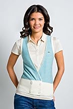 Sleeveless Extra Fine Merino Fine Striped Sweater Vest