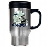 NFL Dallas Cowboys 16-Ounce Stainless Steel Travel Mug - Helmet Logo