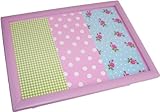 3 Pattern Design Bean Bag Cushioned Lap Tray