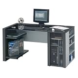 Jahnke Schreibtisch Computer Line CL 150, Graphit /Alu