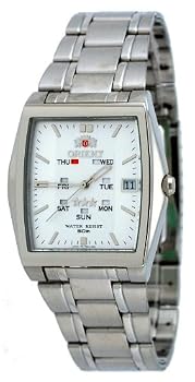Orient #BPMAA003W Men's Silver Dial Multi Position Calendar Self Winding Automatic Watch