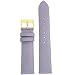 Watch Band Lavender Satin Fabric with Leather lining