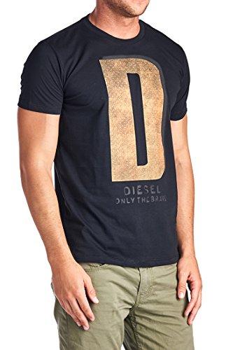 Diesel Mens T Shirt D Letter Maglietta Tee
