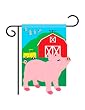 Fat Pig Garden Flag Indoor/outdoor 13.5" X 18"