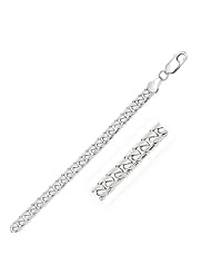5.8mm 14K White Gold Solid Miami Cuban Bracelet