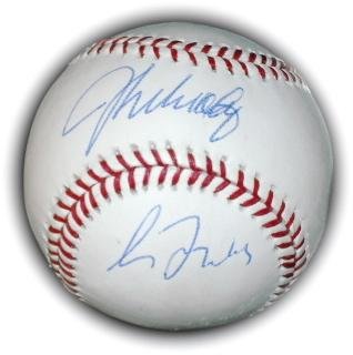 Signed Greg Maddux Ball - & John Smoltz Atlanta Braves - Autographed Baseballs