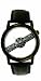 Croton Men's CR307991BSBK Black Ion-Plated Swiss See-Thru Watch