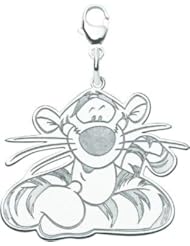 Sterling Silver Disney Tigger Charm Bracelet Jewelry
